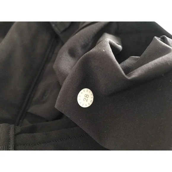 Lululemon | Women's Black Belt Looped Side Pocket Trouser Pants Size 28 - Picture 12 of 12